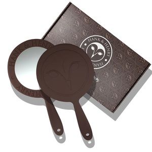 Hank & Henry Soft Touch Hand Chocolate Mirror